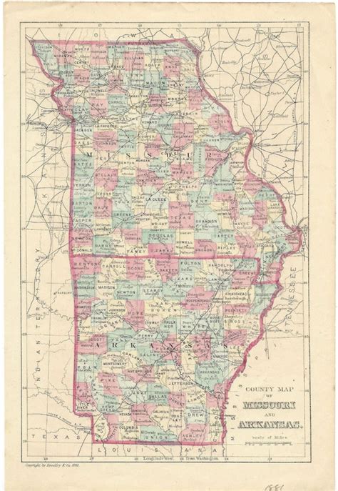 Map Of Missouri And Arkansas - Maping Resources