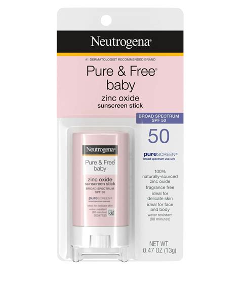 Pure & Free® Baby Sunscreen Stick SPF 50+ | Neutrogena®