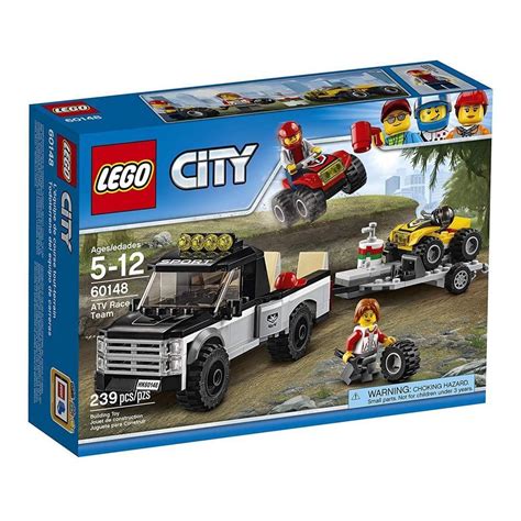 LEGO City ATV Race Team 60148 Best Toy Pickup Truck Trailer Hitch Extra ...