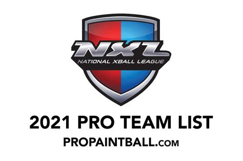 NXL Pro Paintball Team List (2022) - ProPaintball.com