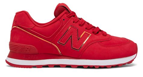 New Balance 574 Running Classics Shoes in Red - Lyst