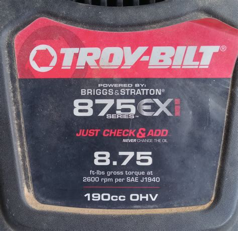 Troy Bilt pressure washer engine | My Tractor Forum