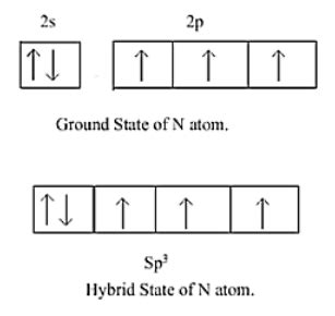 What type of hybridization is associated with N in NH3What is the ...