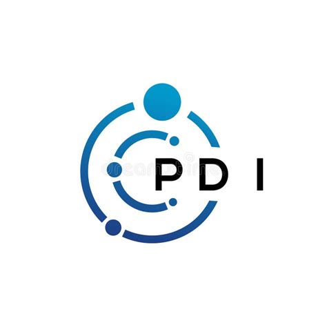 PDI Letter Technology Logo Design on White Background. PDI Creative ...