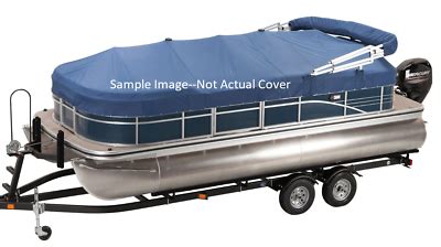 NEW Sun Tracker Mooring Cover for 2016 Fishin' Barge 22 Pontoon (Blue ...