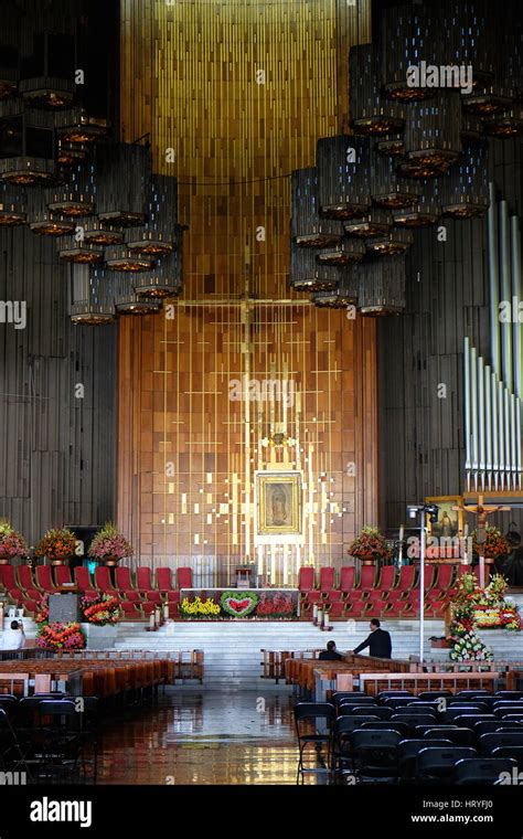 Interior of the Basilica de Guadalupe, Mexico City, Mexico Stock Photo - Alamy