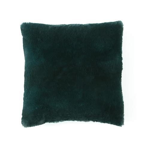 Morgan Home Millburn Faux Fur Throw Pillows, Green-M602054 - The Home Depot