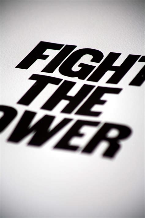 Fight the Power Poster - Etsy