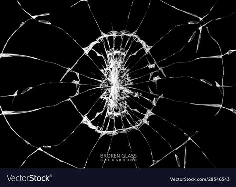 Broken glass effect background design Royalty Free Vector