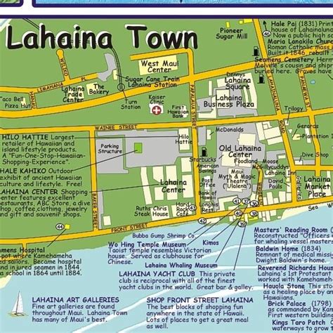 Royal Lahaina Resort Maui Map