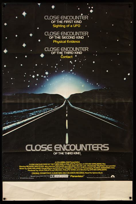 Close Encounters of the Third 3rd Kind Movie Poster 1978 – Film Art Gallery