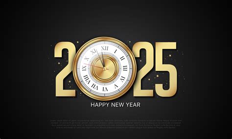 2025 Happy New Year Background Design. 33127423 Vector Art at Vecteezy