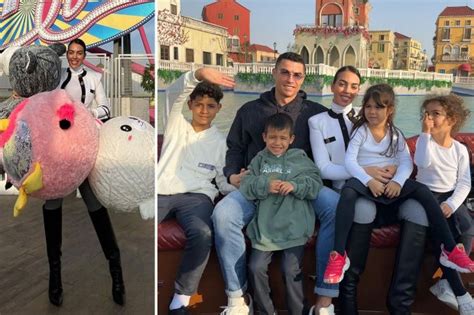 Inside Cristiano Ronaldo and Georgina Rodriguez’s day out at theme park ...