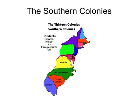 The Southern Colonies