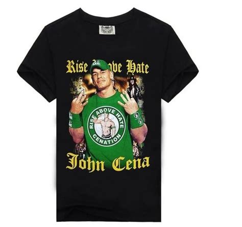 John Cena Printed Men Summer Casual Cotton Tee Short Sleeve T shirts-in ...