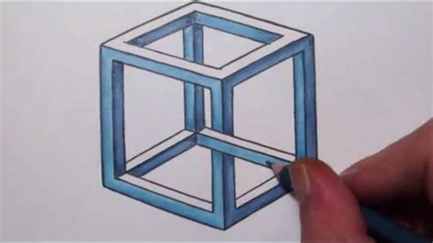 How To Draw The Impossible Cube Step By Step? New Update ...