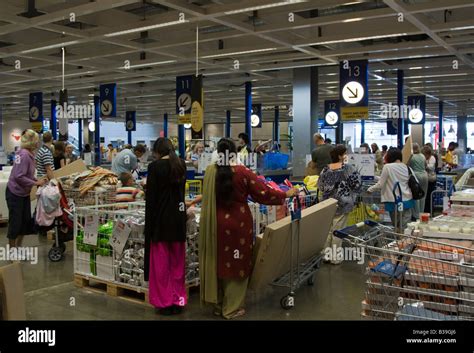 Ikea Checkout - Milton Keynes - Buckinghamshire Stock Photo - Alamy