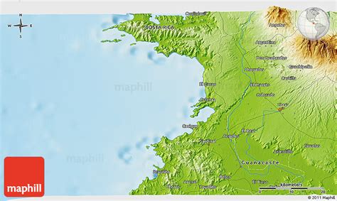 Physical 3D Map of Sardinal