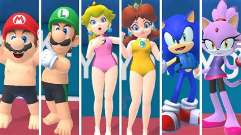 Mario & Sonic at the Olympic Games Tokyo 2020 - Swimming (All ...