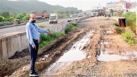 Chaos on Mumbai-Nashik Highway: Potholes and widening work snarl traffic