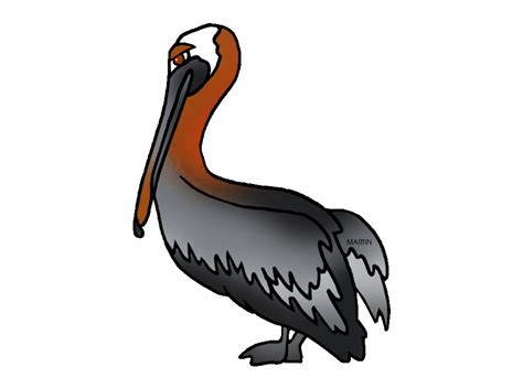 Pelican clipart symbol louisiana, Pelican symbol louisiana Transparent ...