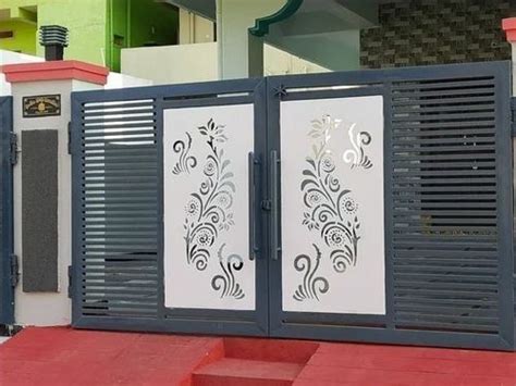 Simple Mild Steel Iron Main Gate, For Home at Rs 14000/piece in Bhopal ...