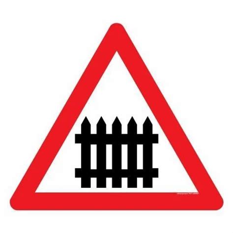 Aluminum And Metal Level Crossing Signs, Rs 1100/square feet Dev ...