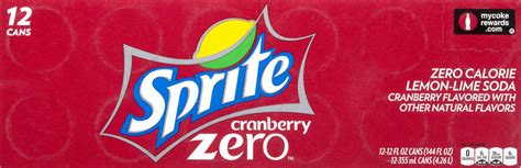 Sprite Zero Cranberry Lemon-Lime Soda - 12 CT Sprite(49000061635 ...