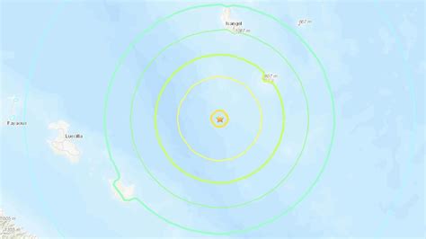 7.1 Magnitude Earthquake Reported