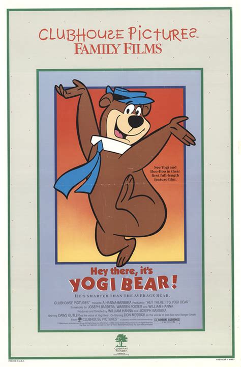 Hey There, It's Yogi Bear Movie Poster (#1 of 4) - IMP Awards