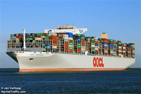 Vessel details for: OOCL INDONESIA (Container Ship) - IMO 9776224, MMSI ...