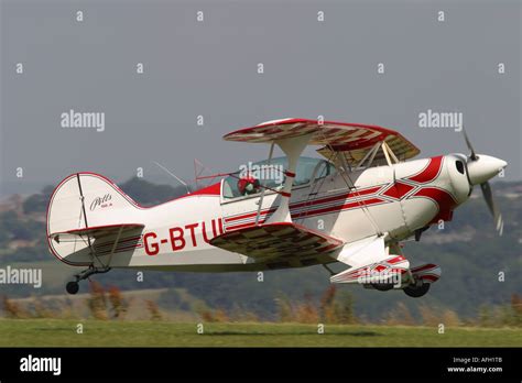 The Pitts S2 Special is a small acrobatic aerobatic precision flying competition airplane seen ...