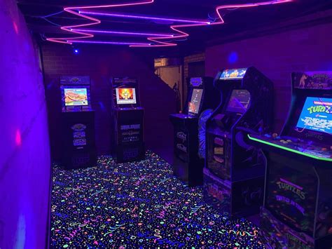 Almost done with my basement remodel, we decided to recreate an arcade down there along with a ...