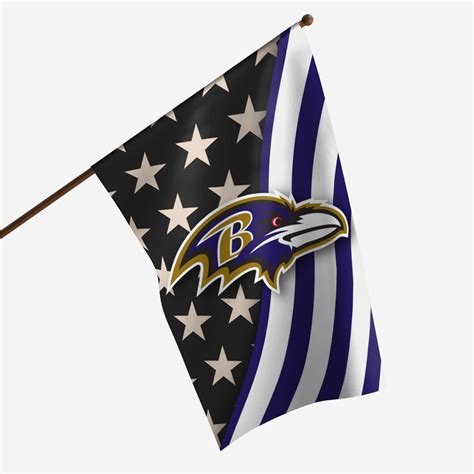 Baltimore Ravens Americana Vertical Flag FOCO