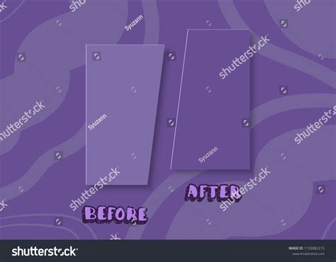 Template Before After Background Comparison Ultra Stock Vector (Royalty ...