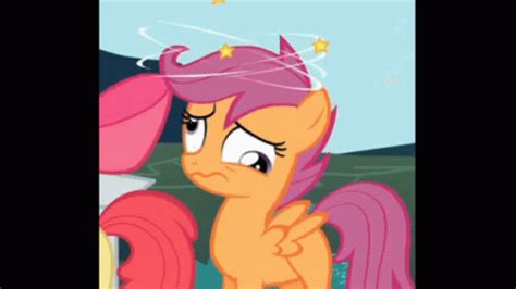 Scootaloo Dizzy GIF - Scootaloo Dizzy Seeing Stars - Discover & Share GIFs