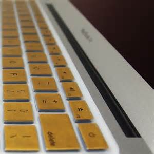 METALLIC GOLD Keyboard Cover Skin for Macbook Air 13" | eBay