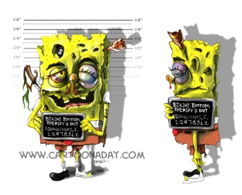 Spongebob Squarepants Arrested! Cartoon