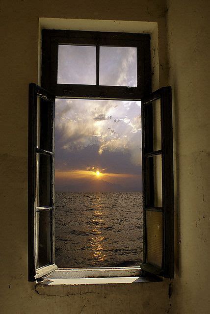 Sunrise Through the Old Window