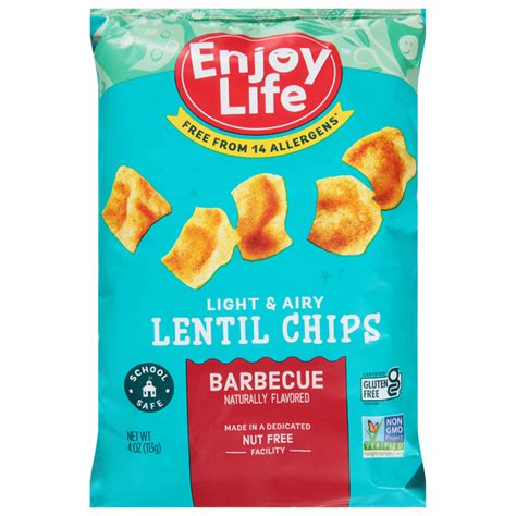 Save on Enjoy Life Lentil Chips Barbecue Gluten Free Order Online Delivery | GIANT