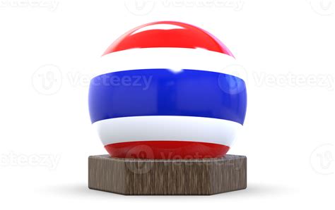 thailand flag easter egg on wooden stand 27256162 PNG