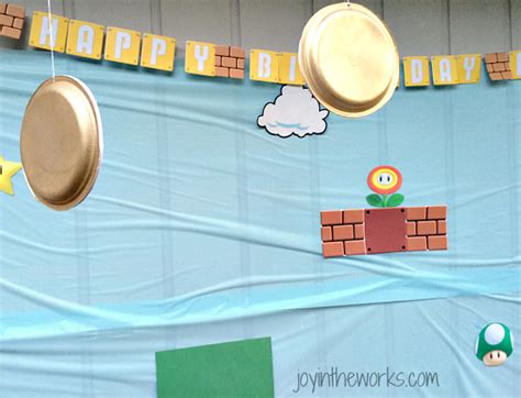 Super Mario Birthday Party: Food, Favors, Decor - Joy in the Works