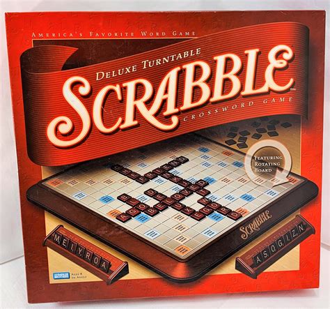 Deluxe Scrabble Rotating Board Game with Turntable - Walmart.com