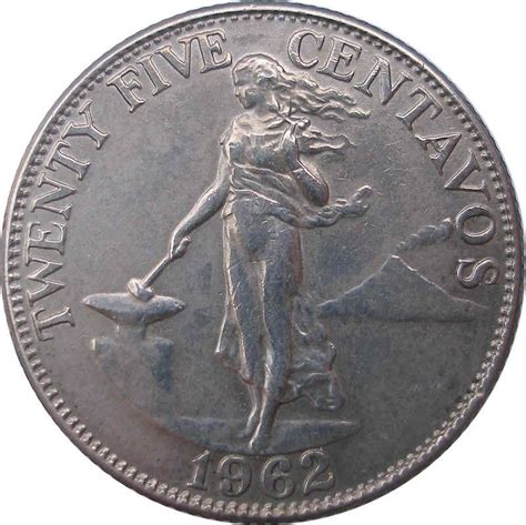 25 Centavos - Philippines – Numista