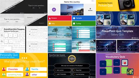 Powerpoint Multiple Choice Quiz Template Free Download - Printable Templates