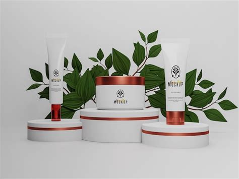 Premium PSD | Cosmetic Product Packaging Mockup