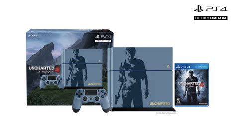 Revelada PlayStation 4 de edición limitada para Uncharted 4