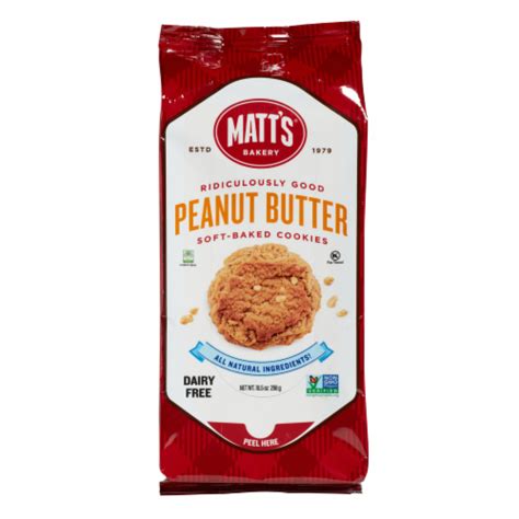 Matt's Peanut Butter Cookies, 10.5 oz - Mariano’s