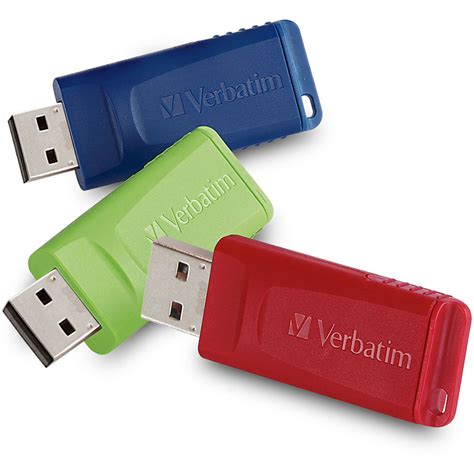 Verbatim 8GB Store 'n' Go USB Flash Drive (3-Pack) 98703 B&H