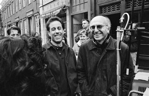 Larry David Jerry Seinfeld On Set